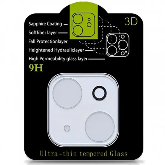 Захисне скло на камеру Full Block (тех.пак) для Apple iPhone 14 (6.1") / 14 Plus (6.7") Прозорий