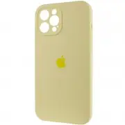 Чохол Apple iPhone 12 Pro Max (6.7"") - Silicone Case Full Camera Protective (AA) Жовтий / Mellow Yellow