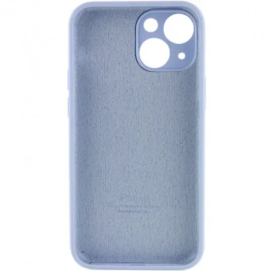 Чохол Silicone Case Full Camera Protective (AA) для Apple iPhone 13 (6.1"") Синій / Lilac Blue - зображення 1 