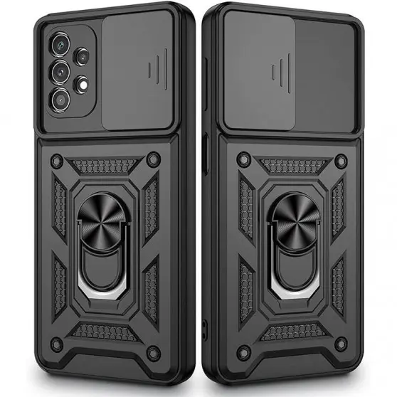 Ударопрочный чехол Camshield Serge Ring для Samsung Galaxy A13 4G Черный