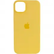 Чохол Silicone case (AAA) with Magsafe для Apple iPhone 14 Pro (6.1") Жовтий / Sunglow