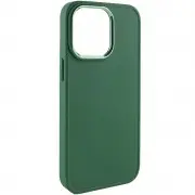 TPU чехол Bonbon Metal Style для Apple iPhone 14 Pro (6.1") Зеленый / Army green