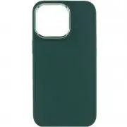TPU чехол для Apple iPhone 14 Pro (6.1"") - Bonbon Metal Style Зеленый / Pine green