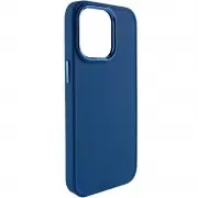 TPU чехол Bonbon Metal Style для Apple iPhone 14 Pro (6.1") Синий / Cosmos blue