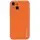 Кожаный чехол Xshield для Apple iPhone 14 Plus (6.7") Оранжевый / Apricot