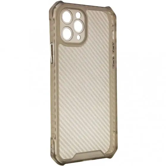 Чехол TPU Ease Carbon color series для Apple iPhone 11 Pro Max (6.5") Черный / Прозрачный