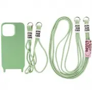 Чохол TPU two straps California для Apple iPhone 13 Pro Max (6.7") Зелений / Pistachio