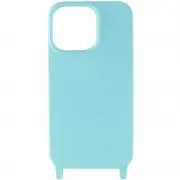Чохол TPU two straps California для Apple iPhone 13 Pro Max (6.7"") Бірюзовий / Marine Green