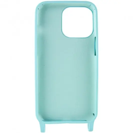 Чохол TPU two straps California для Apple iPhone 13 Pro Max (6.7") Бірюзовий / Marine Green - зображення 3 