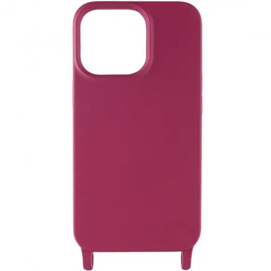 Чехол TPU two straps California для Apple iPhone 13 Pro (6.1") Красный / Rose Red - изображение 1