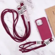 Чехол TPU two straps California для Apple iPhone 13 Pro (6.1"") Красный / Rose Red