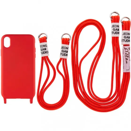 Чохол TPU two straps California для Apple iPhone XR (6.1") Червоний