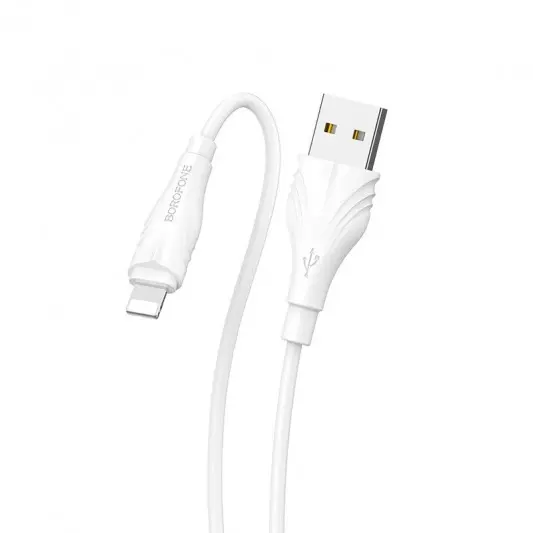 Дата кабель Borofone BX18 Optimal USB to Lightning (3m) Белый