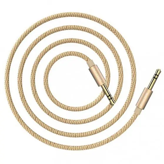 Аудио кабель Aux Borofone BL3 Audiolink (1m) Золотой