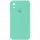 Чехол Silicone Case Square Full Camera Protective (AA) для Apple iPhone XR (6.1") Бирюзовый / Turquoise