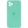 Чохол Silicone Case Square Full Camera Protective (AA) для Apple iPhone 11 Pro (5.8") Бірюзовий / Turquoise
