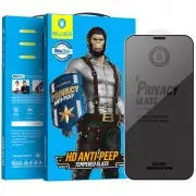Захисне 2.5D скло Blueo Full Cover Anti-Peep для Apple iPhone 12 Pro Max (6.7") Чорний