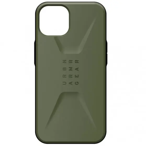 Чехол TPU UAG CIVILIAN series для Apple iPhone 14 Plus (6.7") Зеленый