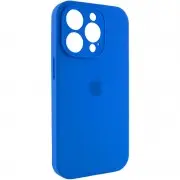Чохол Silicone Case Full Camera Protective (AA) Apple iPhone 13 Pro (6.1"), Синій / Capri Blue
