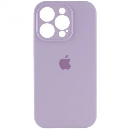 Чохол Silicone Case Full Camera Protective (AA) для Apple iPhone 14 Pro Max (6.7") Бузковий / Lilac