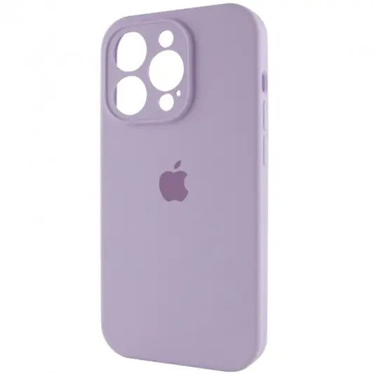 Чохол Silicone Case Full Camera Protective (AA) для Apple iPhone 14 Pro Max (6.7") Бузковий / Lilac - зображення 2 