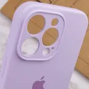 Чохол Silicone Case Full Camera Protective (AA) для Apple iPhone 14 Pro Max (6.7"), Бузковий / Lilac