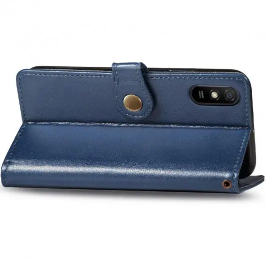 Шкіряний чохол-книжка GETMAN Gallant (PU) для Xiaomi Redmi 9A Синій - зображення 4 