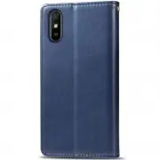 Шкіряний чохол книжка GETMAN Gallant (PU) для Xiaomi Redmi 9A, Синій