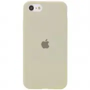 Чохол Silicone Case Full Protective (AA) для Apple iPhone SE (2020) Бежевий / Antique White