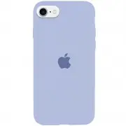 Чохол Silicone Case Full Protective (AA) для Apple iPhone SE (2020) Блакитний / Lilac Blue