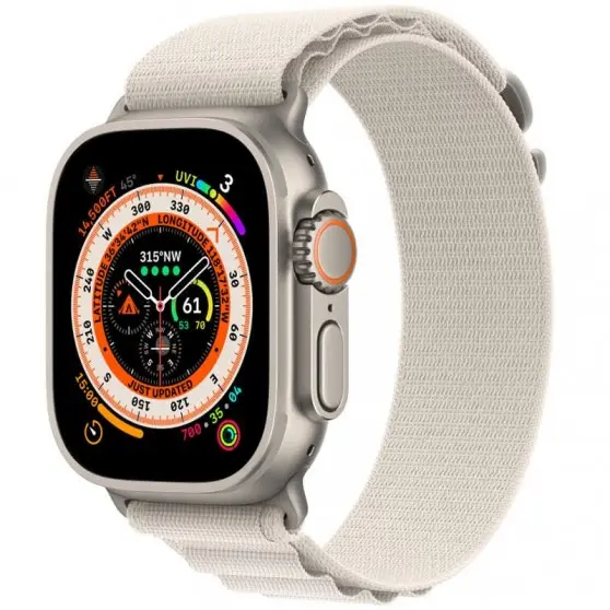 Ремешок Alpine Loop для Apple Watch 42(ser.1-3)/44/45/46/49mm (m/l) Серый / Starlight