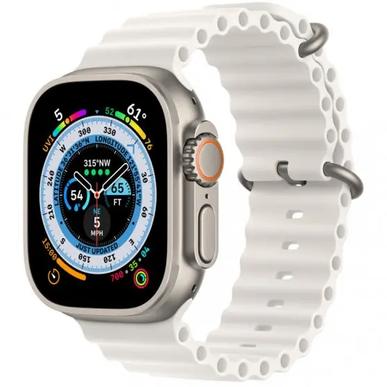 Ремешок Ocean Band для Apple Watch 42(ser.1-3)/44/45/46/49mm Белый / White