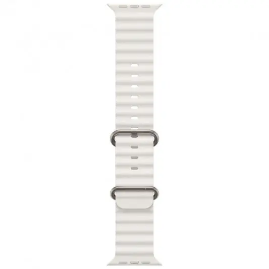 Ремешок Ocean Band для Apple Watch 42(ser.1-3)/44/45/46/49mm Белый / White - изображение 3