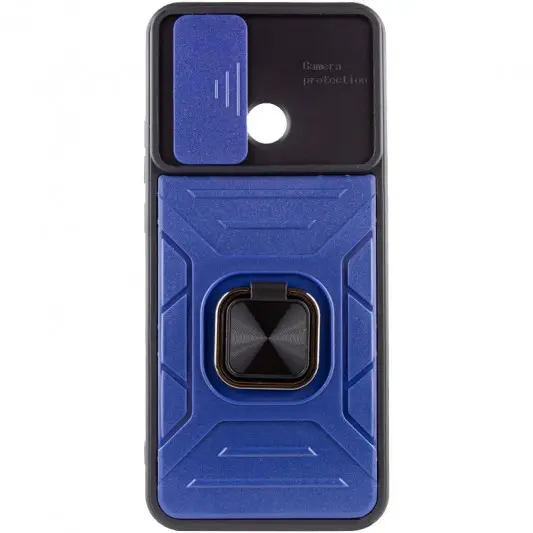Ударостійкий чохол Camshield Flash Ring для Xiaomi Redmi 10C Синій - зображення 1 