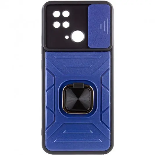 Ударостійкий чохол Camshield Flash Ring для Xiaomi Redmi 10C Синій - зображення 2 