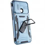 Ударопрочный чехол Camshield Army Ring для Xiaomi Redmi 10C, Голубой / Light Blue
