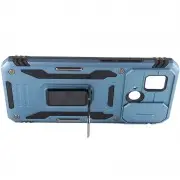 Ударопрочный чехол Camshield Army Ring для Xiaomi Redmi 10C, Голубой / Light Blue