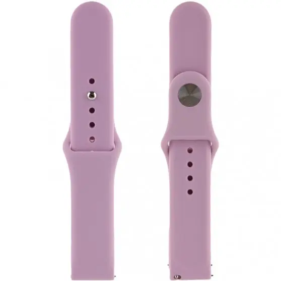 Силіконовий ремінець Amazfit Bip/Bip U/Bip U Pro/Bip S/Samsung, 20 мм - Sport, Ліловий / Lilac Pride