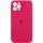 Чохол Silicone Case Full Camera Protective (AA) для Apple iPhone 12 Pro Max (6.7") Червоний / Rose Red