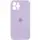 Чохол Silicone Case Full Camera Protective (AA) для Apple iPhone 12 Pro Max (6.7") Бузковий / Lilac