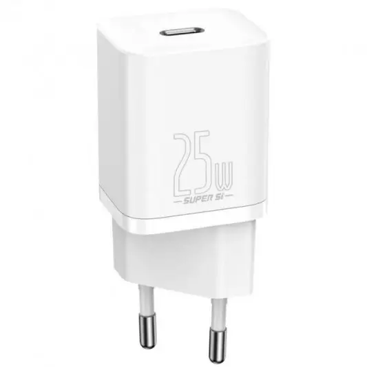СЗУ Baseus Super Si Quick Charger 25W (1USB-C) (CCSP) Белый