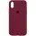 Чехол Silicone Case Full Protective (AA) для Apple iPhone XR (6.1") Бордовый / Plum