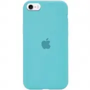 Чехол Silicone Case Full Protective (AA) для Apple iPhone SE (2020) Бирюзовый / Marine Green