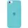 Чохол Silicone Case Full Protective (AA) для Apple iPhone SE (2020) Бірюзовий / Marine Green