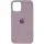 Чехол Silicone Case Full Protective (AA) для Apple iPhone 12 Pro / 12 (6.1") Серый / Lavender