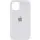 Чехол Silicone Case Full Protective (AA) для Apple iPhone 12 Pro/12 (6.1"), Белый / White