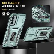 Ударостійкий чохол Camshield Army Ring для Samsung Galaxy M23 5G / M13 4G, Зелений / Light Green