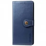 Кожаный чехол-книжка GETMAN Gallant (PU) для Samsung Galaxy A04 Синий