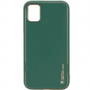 Шкіряний чохол Xshield для Samsung Galaxy A04s Зелений / Army green