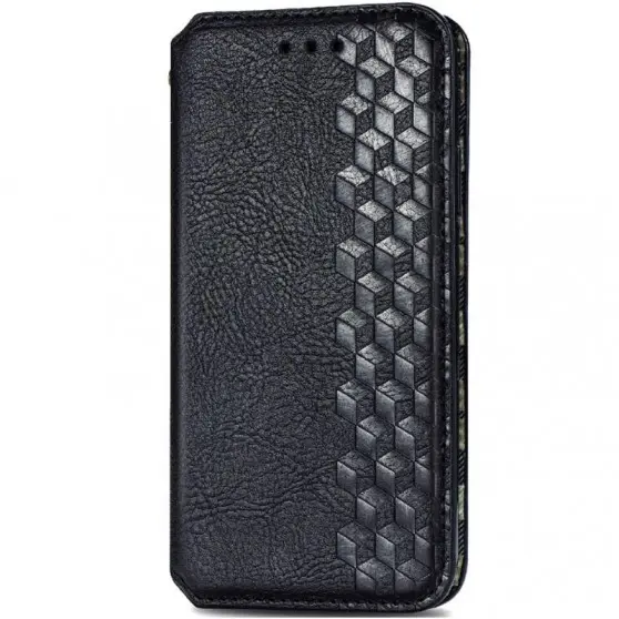 Шкіряний чохол-книжка GETMAN Cubic (PU) для Xiaomi Redmi 9A Чорний